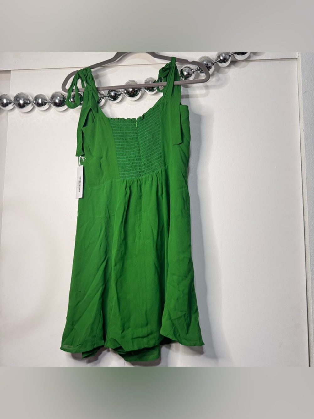 Reformation niara dress kelly green NEW - Picture 10 of 11